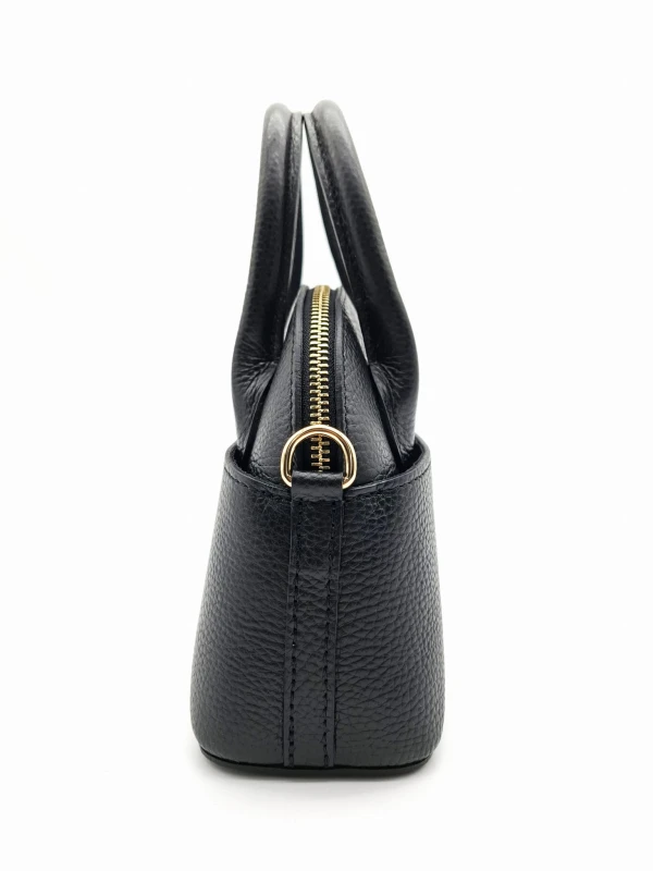 mini city bag mala czarna torebka damska betty skora naturalna w butik hrabina