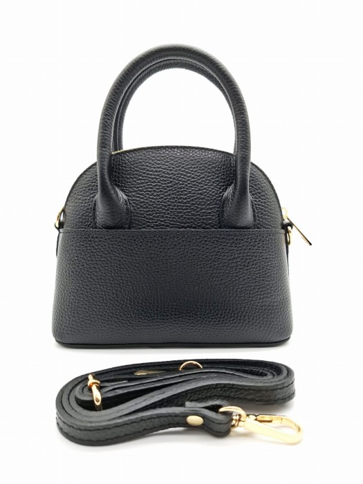 mini city bag mala czarna torebka damska betty skora naturalna w butik hrabina