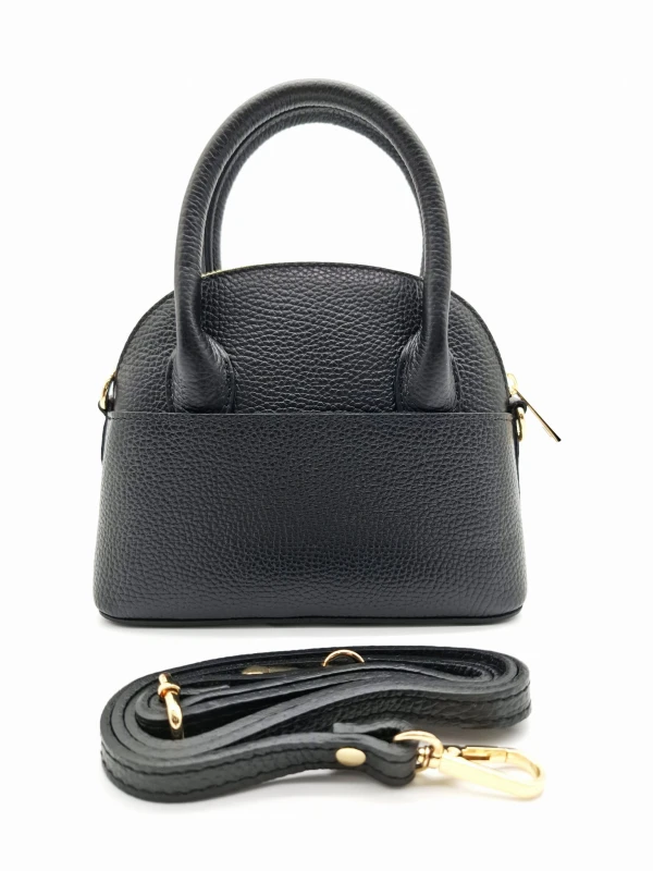 mini city bag mala czarna torebka damska betty skora naturalna w butik hrabina