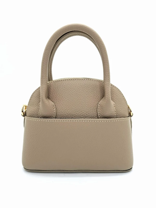 mala torebka damska skorzana taupe mini cuty bag w ehrabina