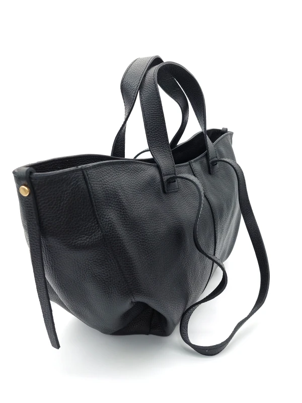 czarna torebka damska shopper